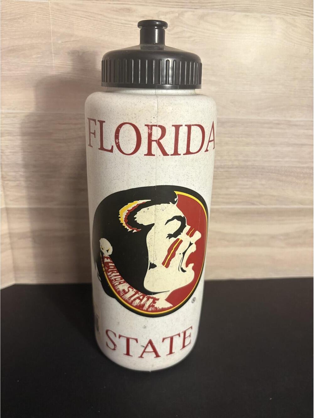 Vintage Florida State Seminoles Plastic Water Bottle 90s New Made In USA